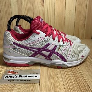 Asics Women's Athletic Shoes - White and Pink